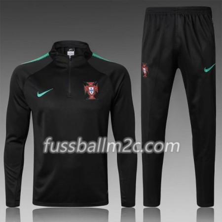 Portugal Sweatshirts Anzüge 2018 Schwarz